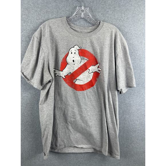 Mad Engine Ghostbusters Shirt Men's XL Gray Short Sleeve Tee Retro 80s‎ - Picture 1 of 8